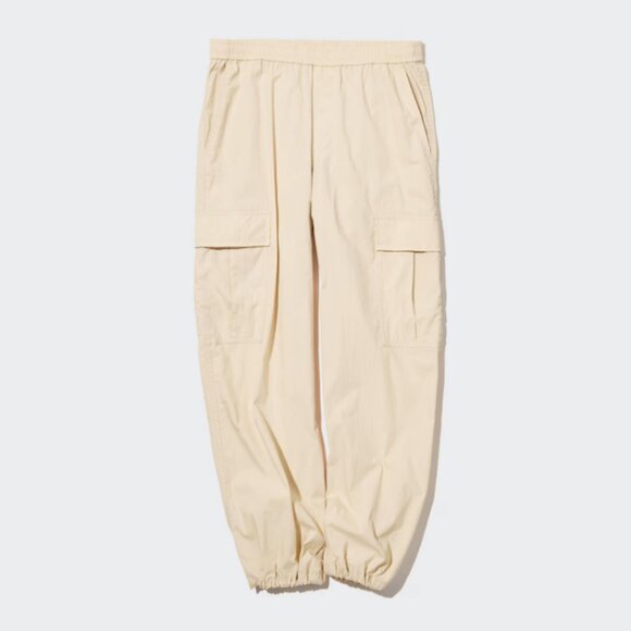 NWT Uniqlo Easy Cargo Pants in Natural - Picture 1 of 2